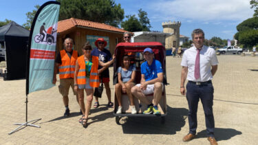 Le premier triporteur à été récéptionné par l'association A Vélo Sans D'Âge