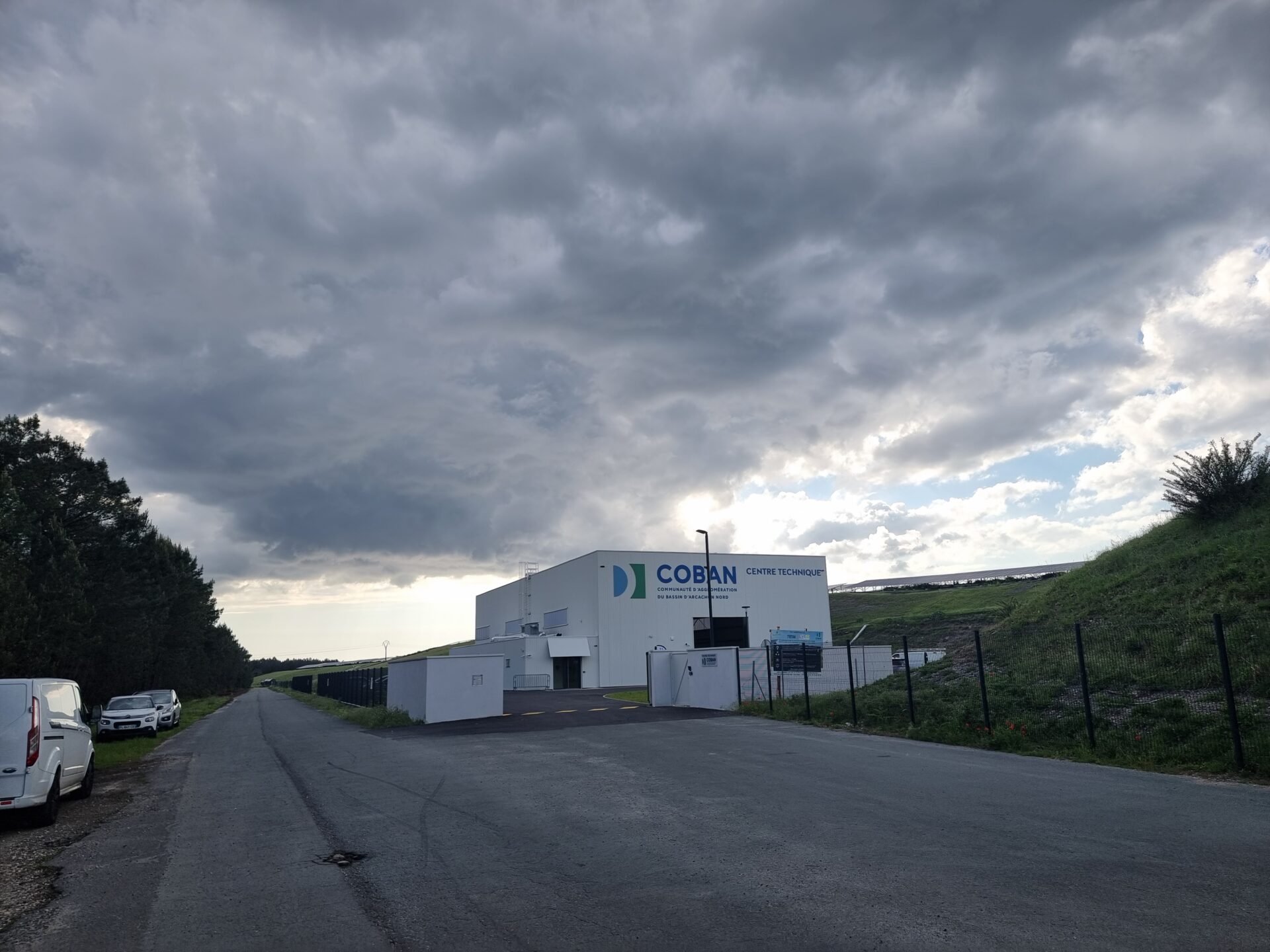 photo du nouveau centre technique de la COBAN