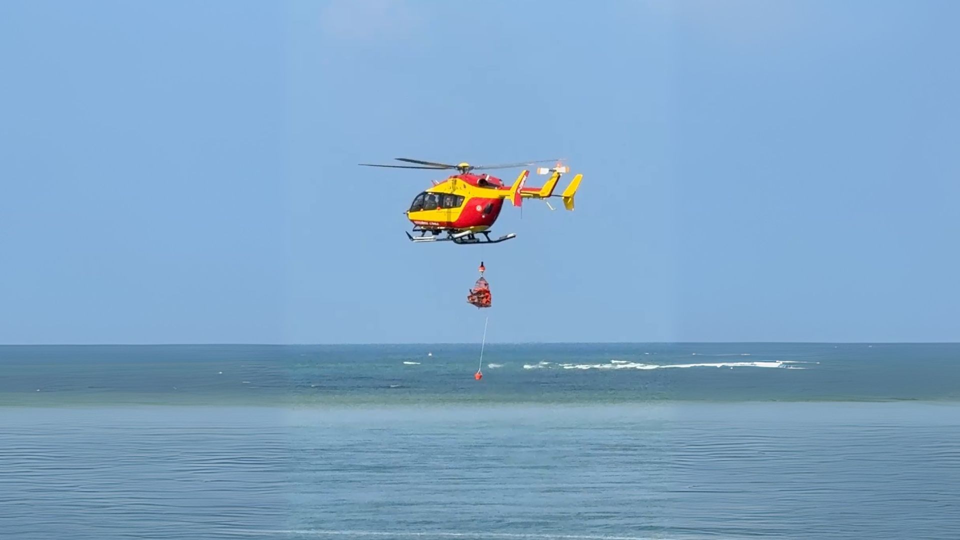 hélicoptère de secours