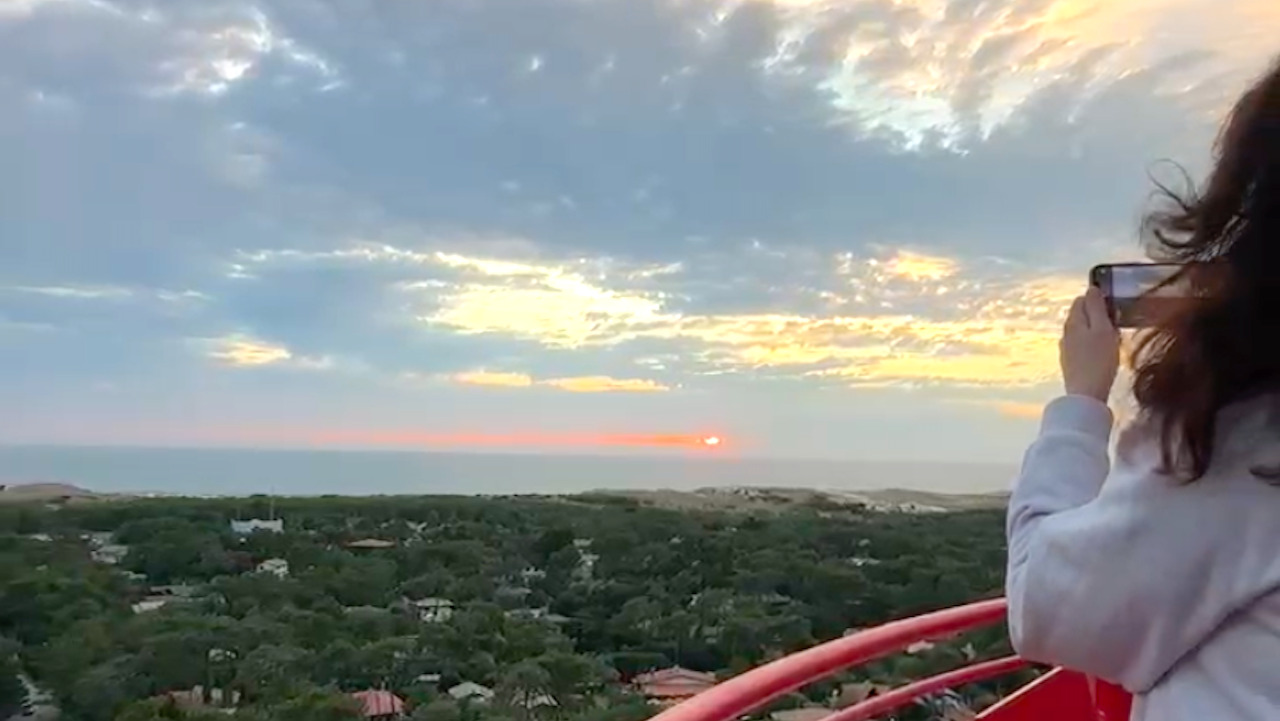 vue du sommet du phare