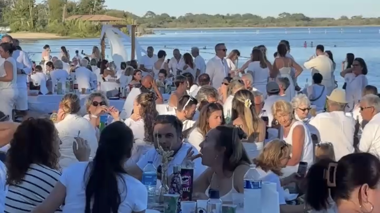 soirée blanche à cazaux