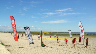Tournois de Beach Volley sur une place organisé par CAP33