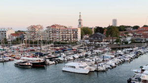 port d'arcachon - vue de haut