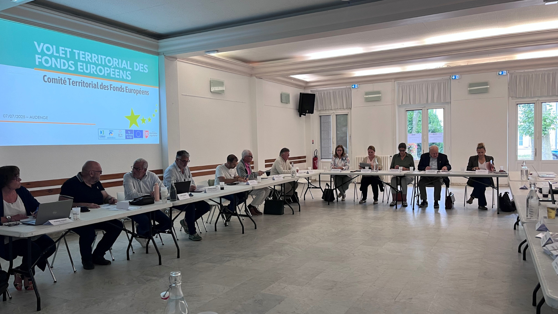 Fonds Européens - Audenge - Réunion pour les 5 projets locaux