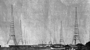 Station radio Marcheprime - Radio telegraph transmission station at Croix-d'Hins