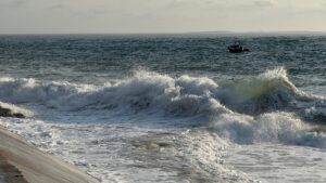 image illustration tempête sur le bassin d'arcachon