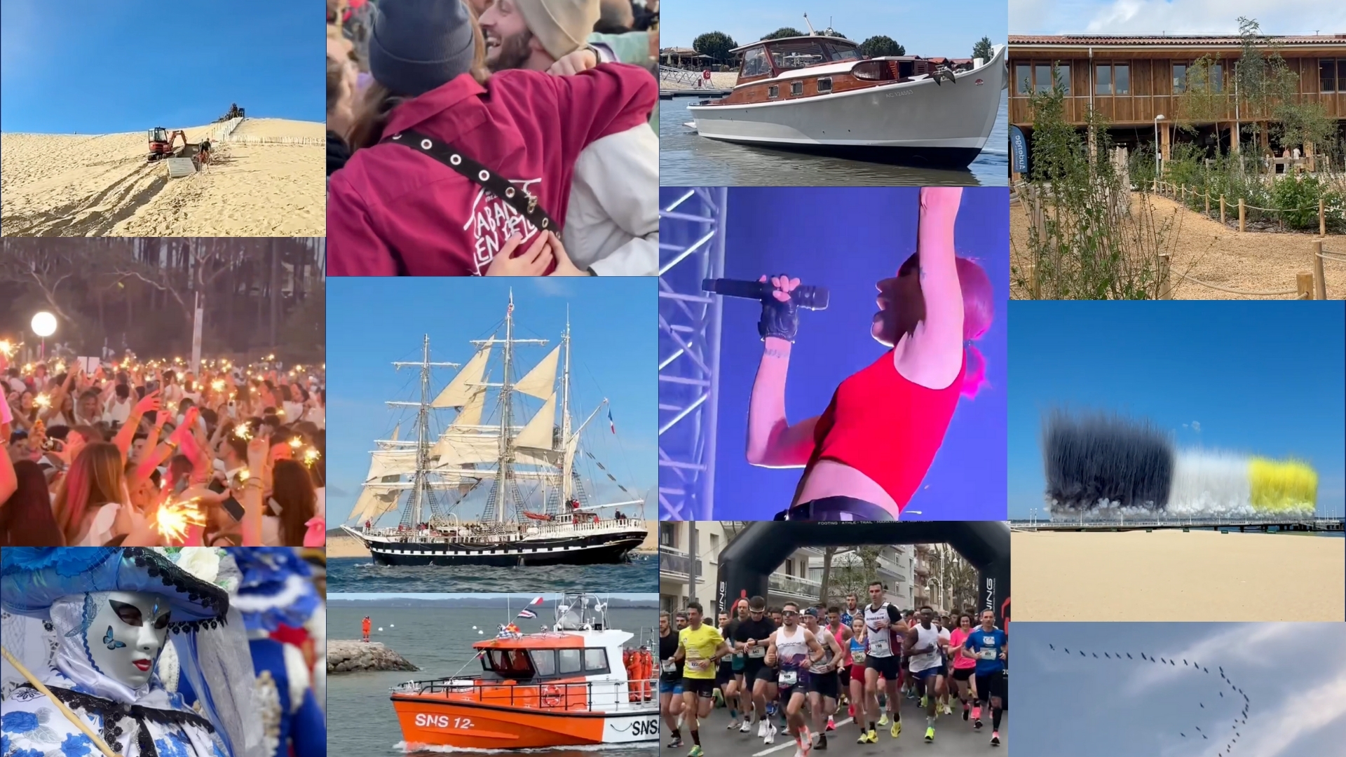 mosaïque de 12 photos