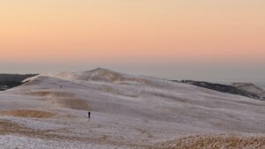 lever de soleil sur la dune du pilat