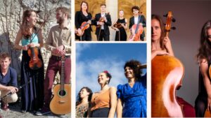 mosaïque d'artistes et groupes de musique