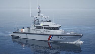 vedette de la gendarmerie maritime sur l'eau