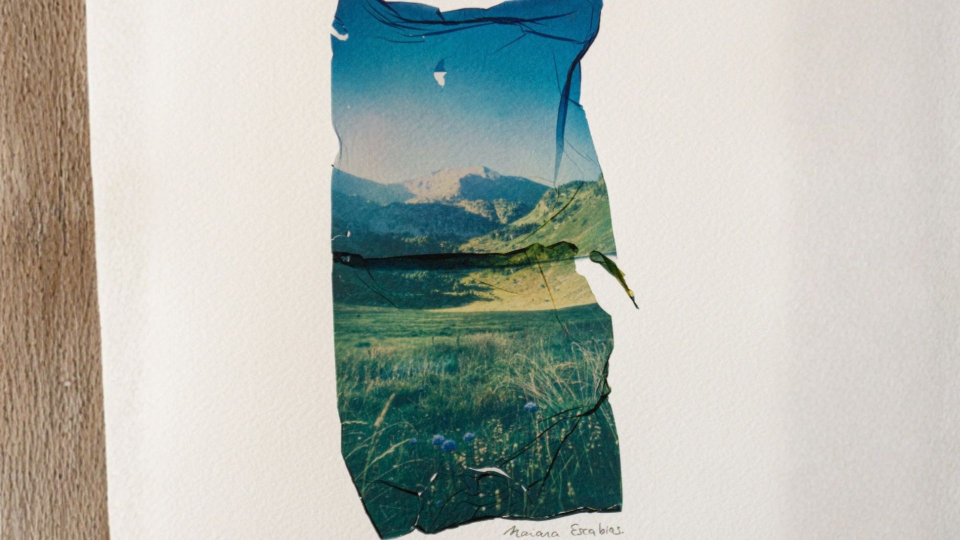 photo d'un paysagede montage imprimé sur une toile